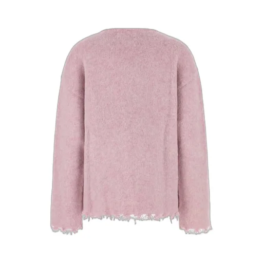 Jil Sander Frayed Edge Boat-Neck Jumper
