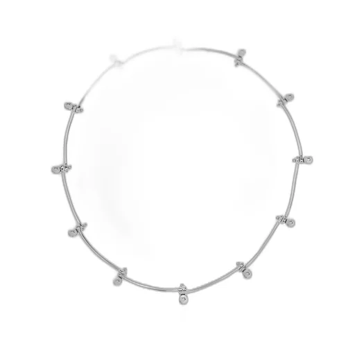 Jil Sander Logo Engraved Necklace