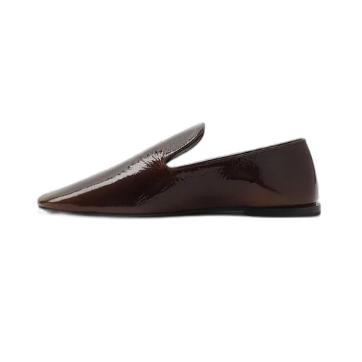 Jil Sander Wrinkled Flat Moccasins