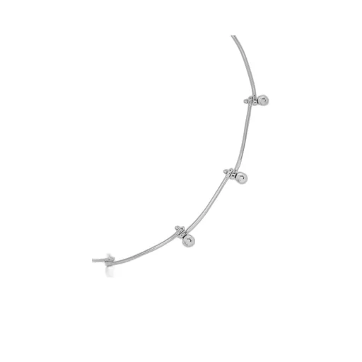 Jil Sander Logo Engraved Necklace