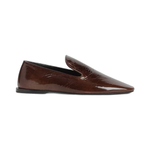 Jil Sander Wrinkled Flat Moccasins