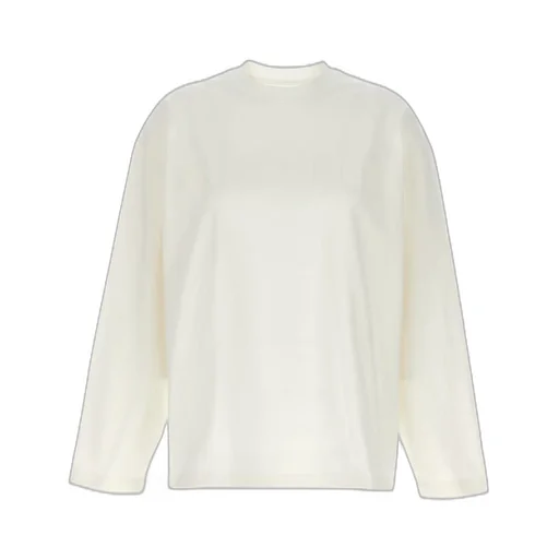 Jil Sander Logo Printed Long-Sleeved T-Shirt