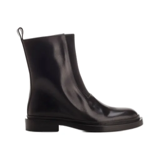 Jil Sander Round-Toe Ankle Boots