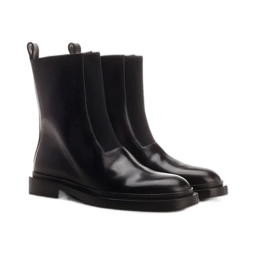Jil Sander Round-Toe Ankle Boots