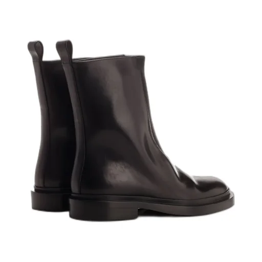 Jil Sander Round-Toe Ankle Boots