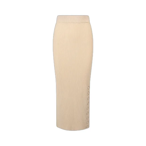 Jil Sander Snap-Buttoned Side-Slit Skirt