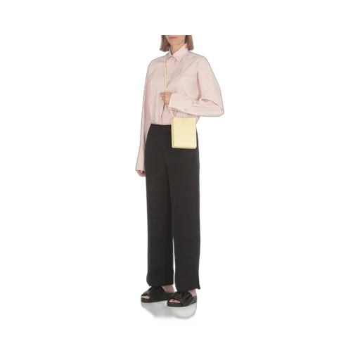 Jil Sander Wide Leg Cropped Trousers