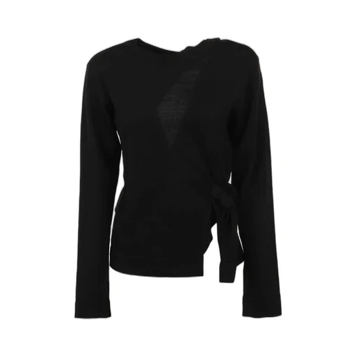 Jil Sander Twist Detailed Open Back Knit Top