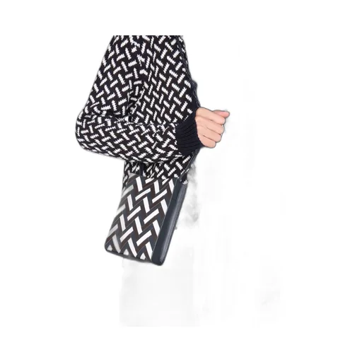 Jil Sander Removable Belt Detailed Jacquard Sweater