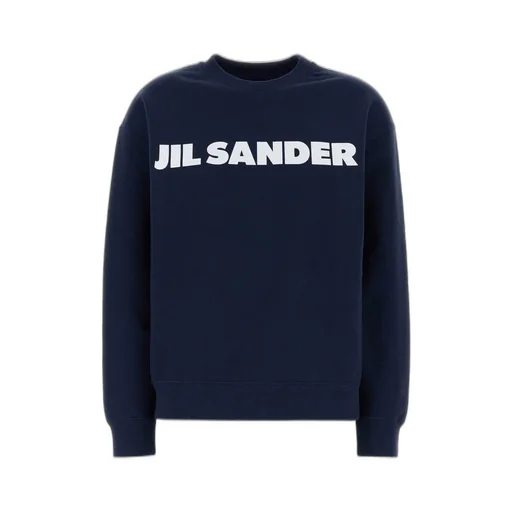 Jil Sander Logo Printed Crewneck Sweatshirt