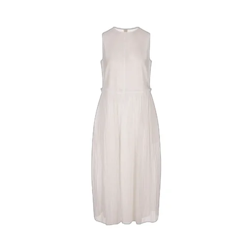 Jil Sander Muslin Pleated Dress