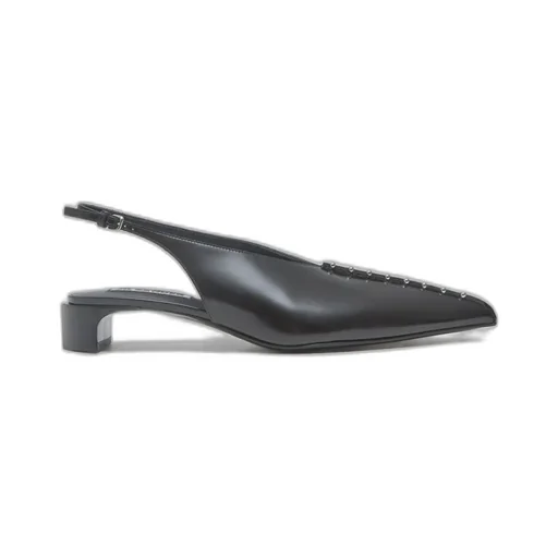 Jil Sander Pearl-Detail Slingback Pumps