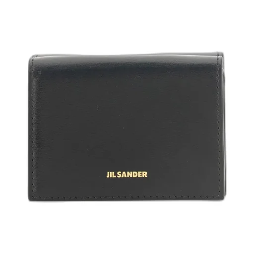 Jil Sander Logo Detailed Tri-Fold Wallet