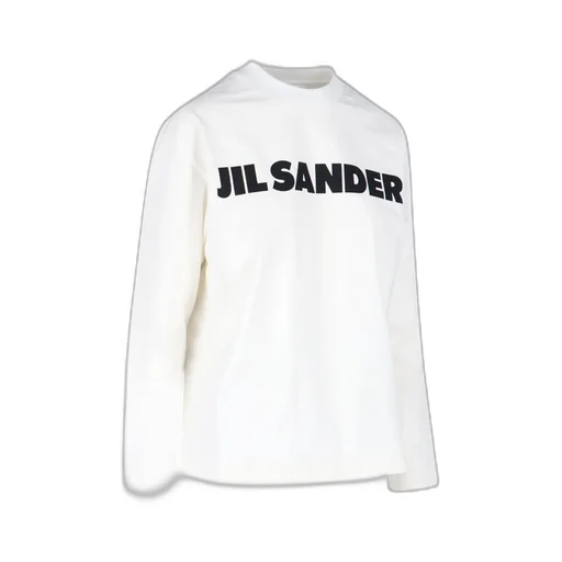 Jil Sander Logo Printed Long-Sleeved T-Shirt