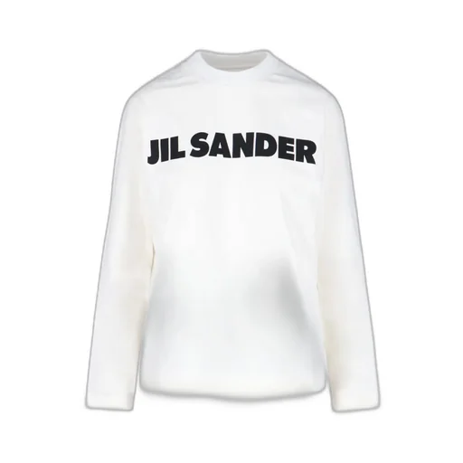 Jil Sander Logo Printed Long-Sleeved T-Shirt