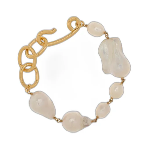 Jil Sander Pendant Chain-Detailed Hook Fastened Bracelet