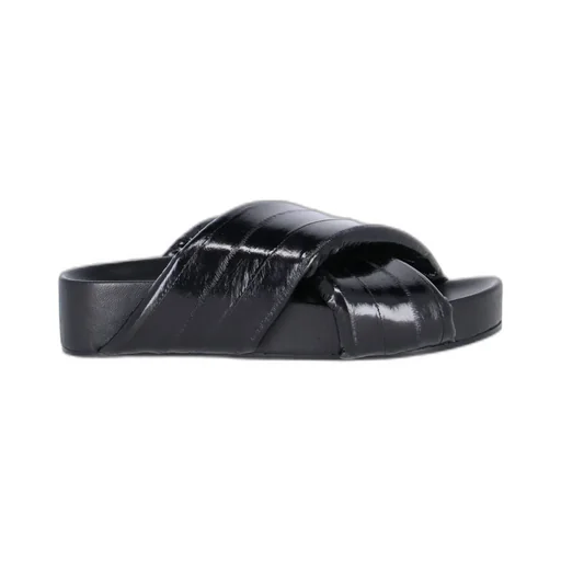 Jil Sander Cross-Over Open-Toe Sandals