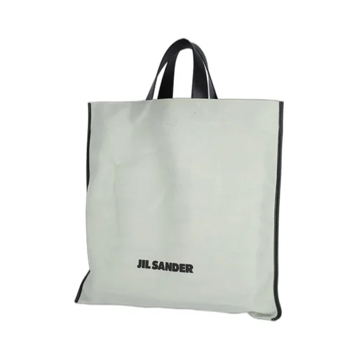 Jil Sander Logo Printed Tote Bag