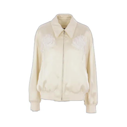 Jil Sander Duchess-Satin Zip-Up Jacket