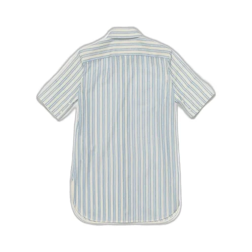 Jil Sander Striped Short-Sleeve Buttoned-Up Shirt