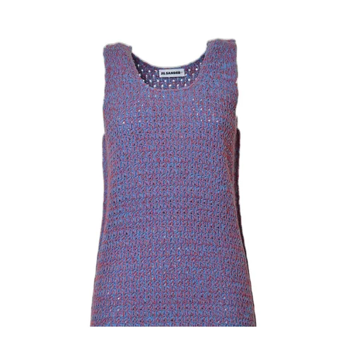Jil Sander+ Open-Knitted Sleeveless Mini Dress