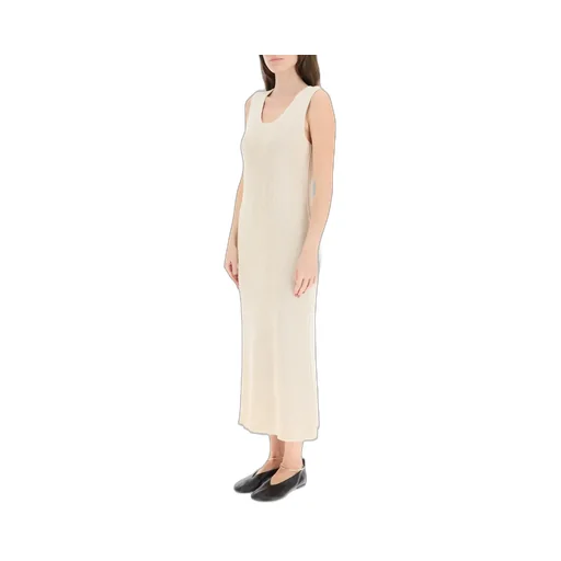 Jil Sander Scoop Neck Ribbed-Knit Dress