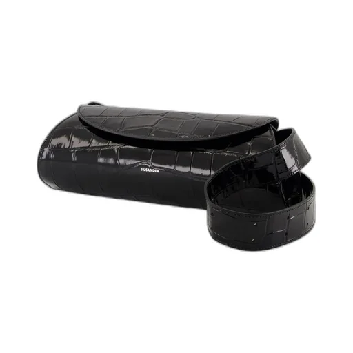 Jil Sander Cannolo Embossed Small Shoulder Bag