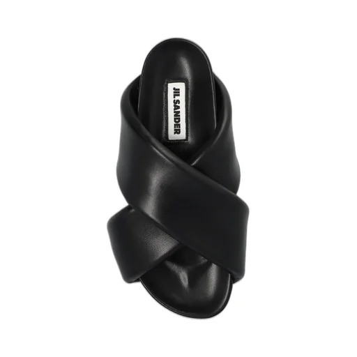 Jil Sander Cross-Over Open-Toe Sandals