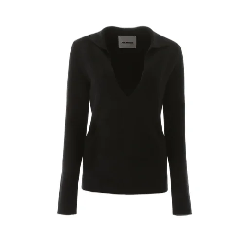 Jil Sander V-Neck Knitted Jumper