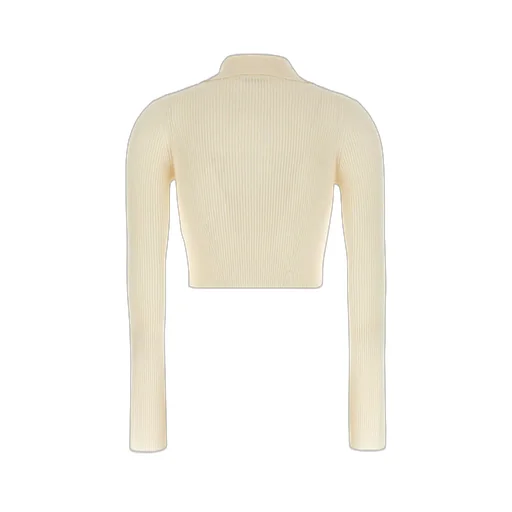 Jil Sander Ribbed Cropped Cardigan