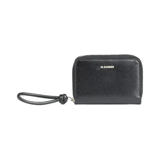 Jil Sander Logo-Plaque Zipped Wallet