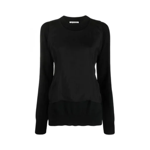 Jil Sander Layered Crew Neck Sweater