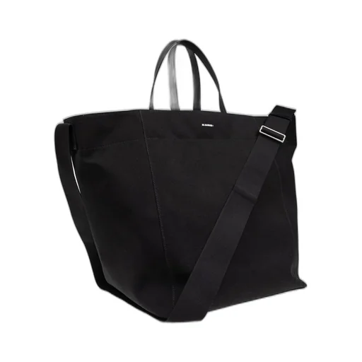 Jil Sander+ Logo Printed Large Utility Tote Bag