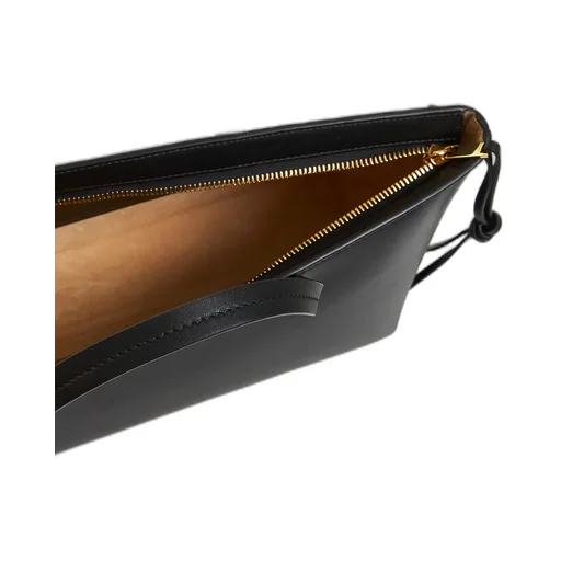 Jil Sander Logo Printed Top Handle Bag