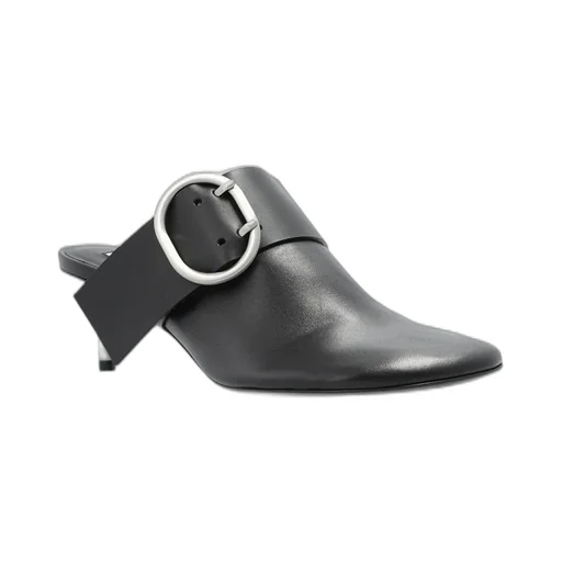 Jil Sander Buckled Heeled Mules