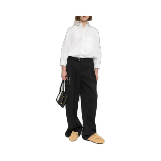 Jil Sander Fringed Slippers
