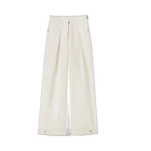 Jil Sander Wide Leg Pleated Pants