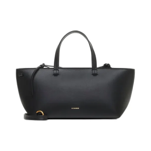 Jil Sander Logo Printed Top Handle Bag