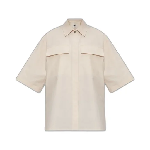 Jil Sander+ Logo Embroidered Shirt