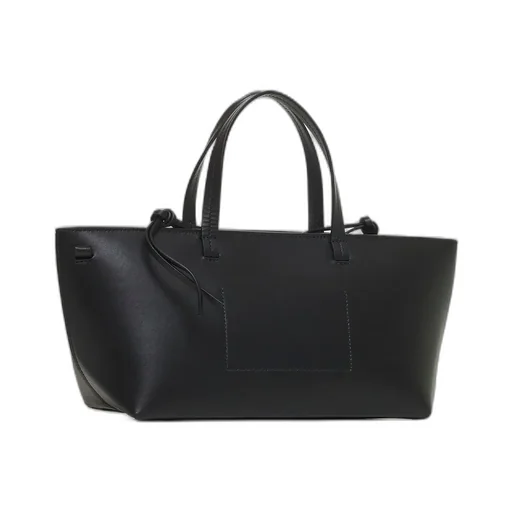 Jil Sander Logo Printed Top Handle Bag