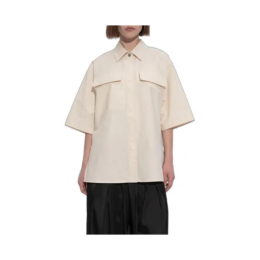Jil Sander+ Logo Embroidered Shirt