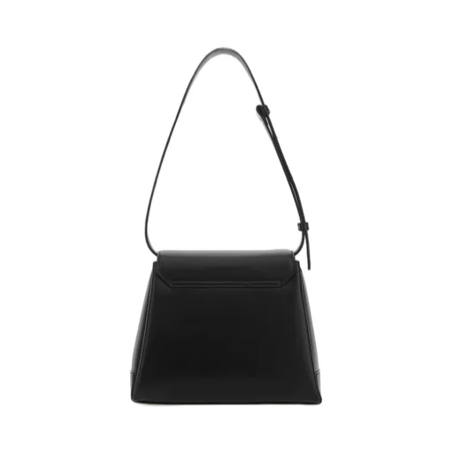 Jil Sander Logo Detailed Foldover Shoulder Bag