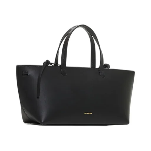 Jil Sander Logo Printed Top Handle Bag