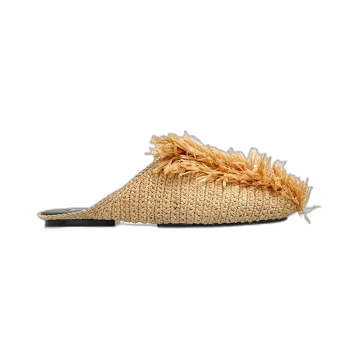 Jil Sander Fringed Slippers