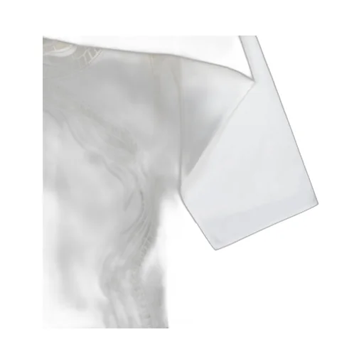 Jil Sander Lace Detailed Curved Hem Cape Top