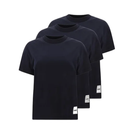 Jil Sander+ Logo Patch 3 Pack T-Shirt