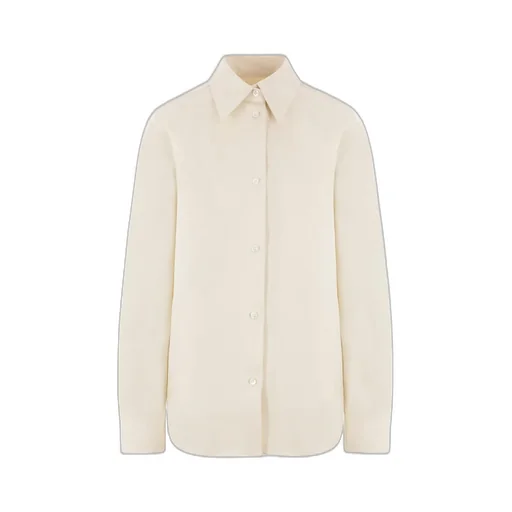 Jil Sander Curved Hem Poplin Shirt