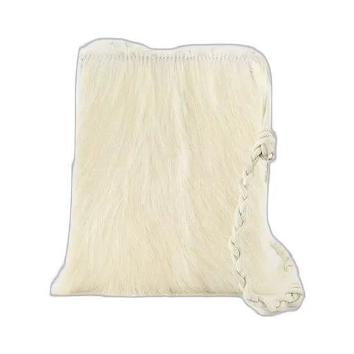 Jil Sander Tangle Shearling Small Crossbody Bag