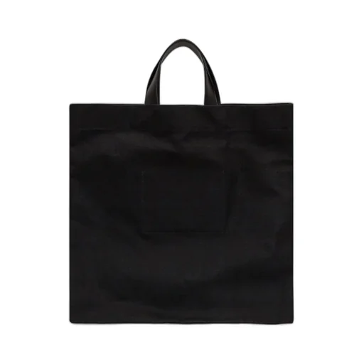 Jil Sander Logo Printed Top Handle Bag