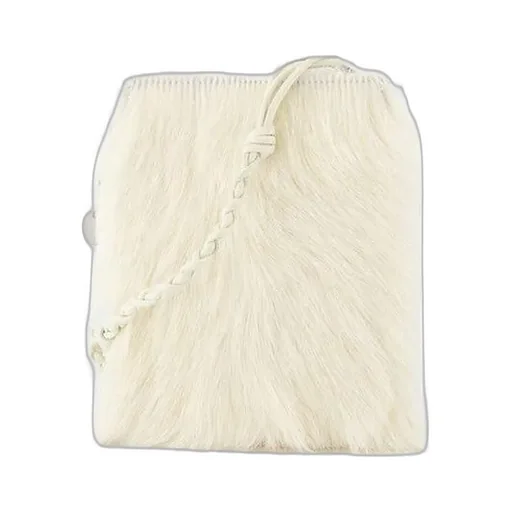 Jil Sander Tangle Shearling Small Crossbody Bag